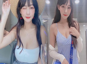 Hot girl siêu vòng 1 gây sốt bằng bí quyết tiết kiệm điện nước chẳng giống ai