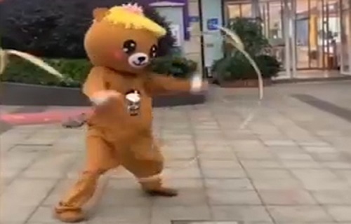 Hài hước với chú 'gấu lầy lội' tấu hài khắp mọi nơi