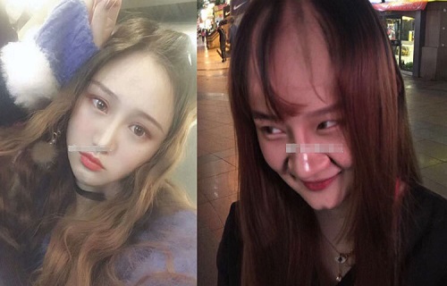Gái xinh tẩy trang xong khiến chàng trai quen trên mạng 'chạy mất dép'