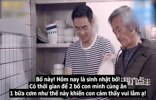 Những phút giây tình cha con "nồng đượm" thế này thật đáng quý