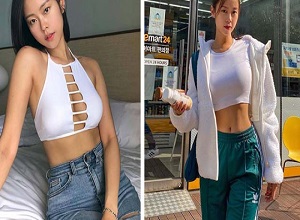 Người mẫu có thân hình đẹp nhất nhì xứ Hàn khoe dáng khi chơi golf