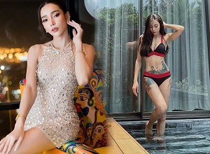 Hot girl xăm hình độc, diện bikini "đốt mắt" người xem