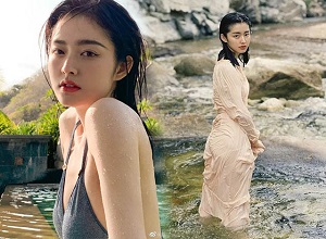 'Nữ thần tắm suối' sở hữu vẻ đẹp ma mị gây 'chao đảo' cộng đồng mạng