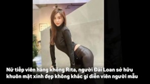 Nữ tiếp viên hàng không dáng cực đẹp, thích diện đồ gợi cảm khoe chân thon dài miên man