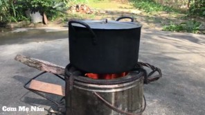Mẹ thu hoạch khoai về làm khoai lang kén thơm ngon nức mũi P2