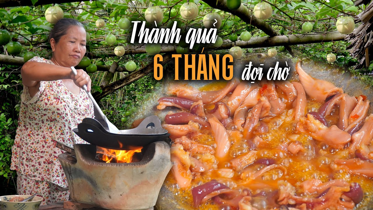 Bao tử khìa nước dừa sốt chanh dây
