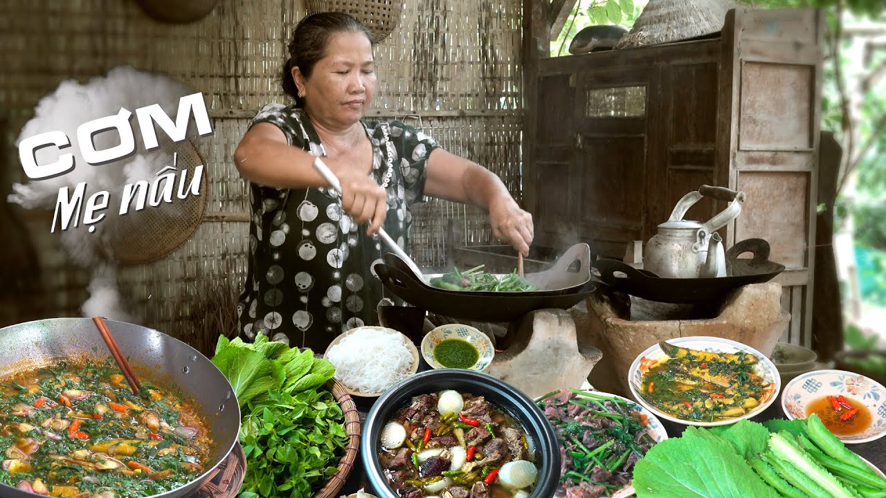 Vịt thui rơm hầm xả & lòng vịt xào cải
