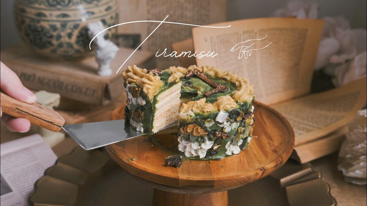 Cách Làm Bánh Tiramisu phong cách cổ điển vintage